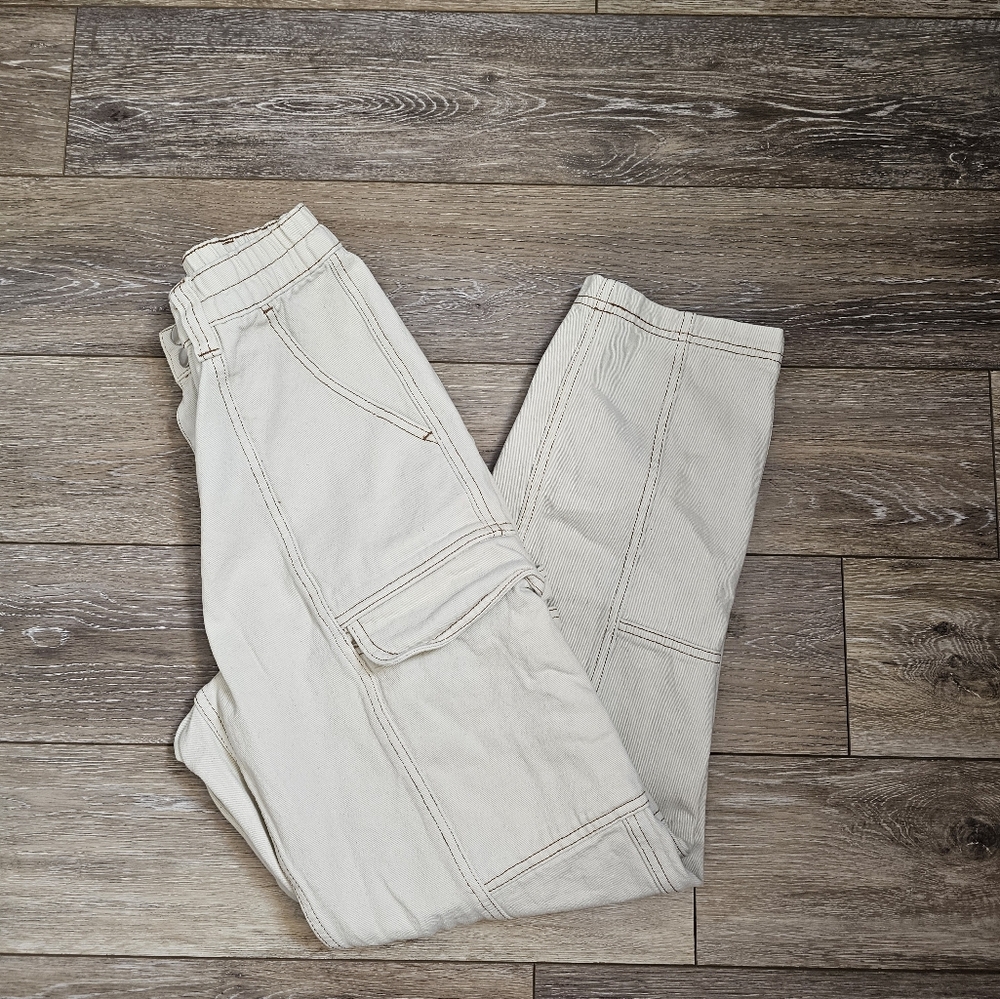 PacSun Cream Cargo Pants